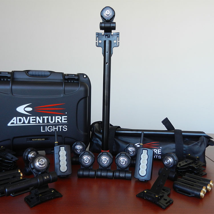 Remote-controlled light marking kits