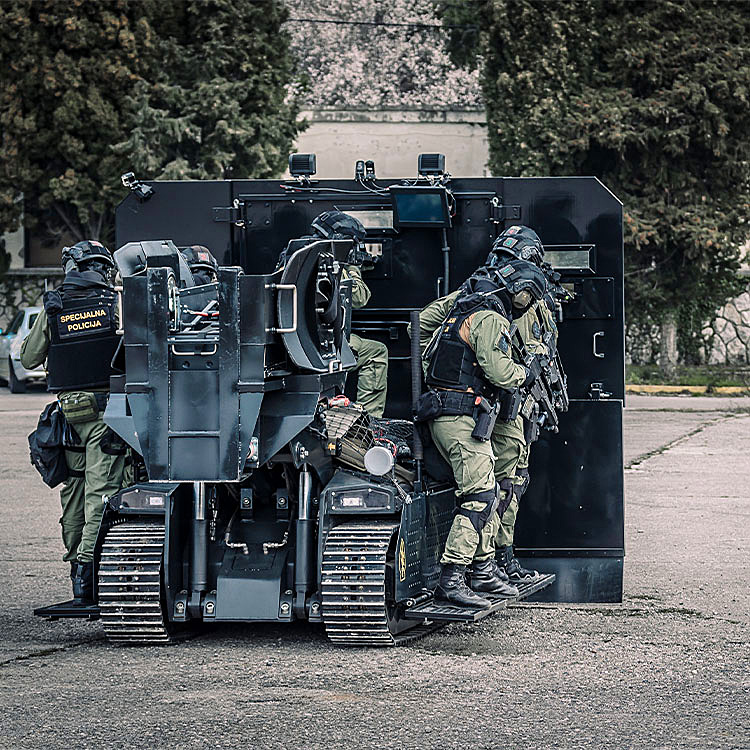 Robot contre-terrorisme d'approche tactique MV-3