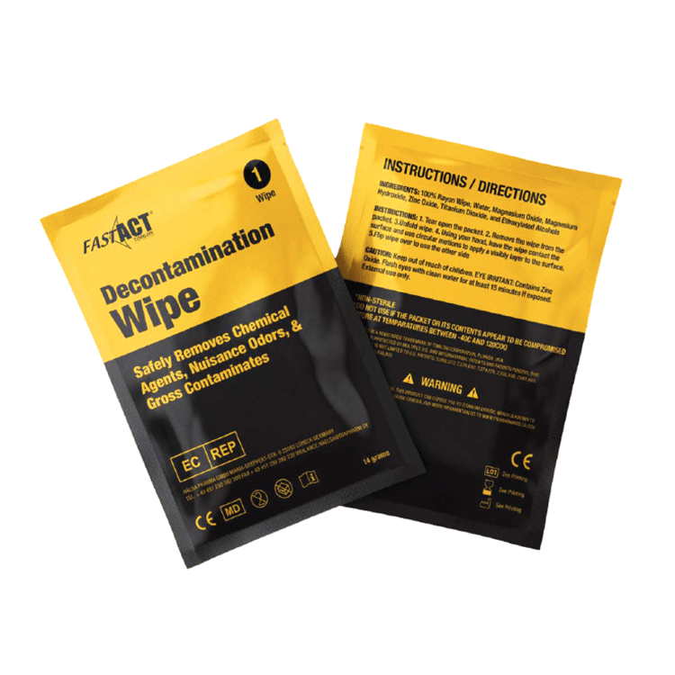 Decontamination wipes