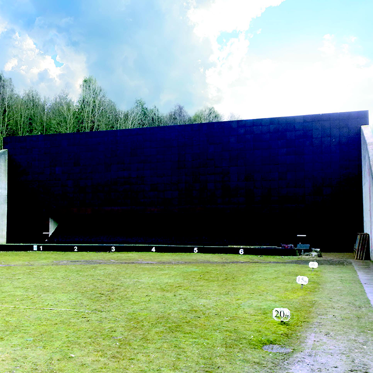 Anti-Ricochet Ballistic Tiles